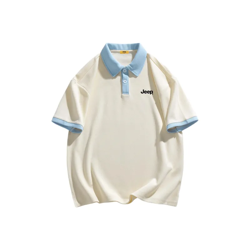 Jeep Short Sleeved Polo Shirt Men's-6