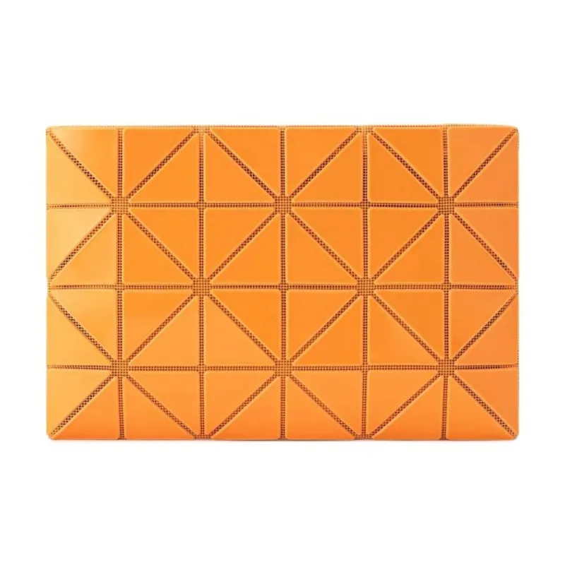 ISSEY MIYAKE Polyvinyl Chloride Resin Wallet Women's Orange-0