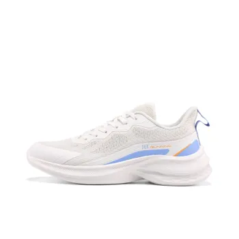 361° Abrasion Resistant Breathable Low Top City Commute Running Shoes Men's White Blue