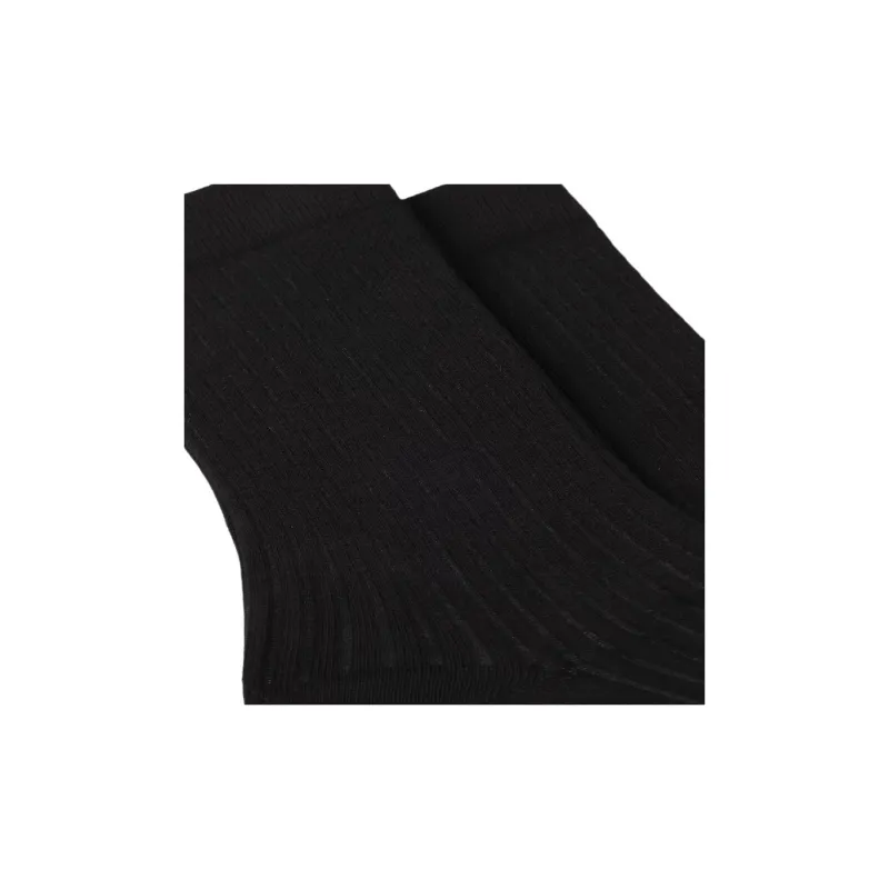 HUGO BOSS Mid Calf Socks Women's 2 Pack Black-2