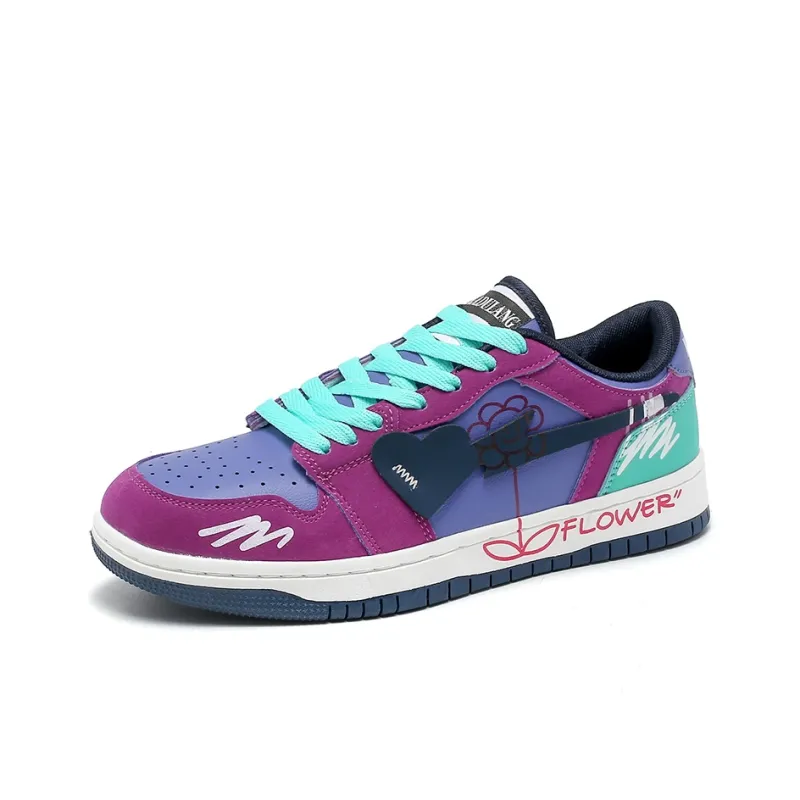 OUGLEMEN Slip Resistant And Abrasion Resistant Coverage Low Top Casual Shoes Unisex Box-12
