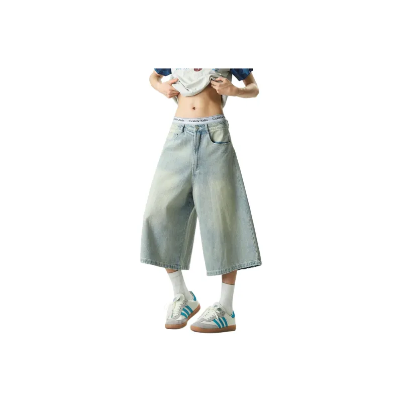 DEAR BETSY Denim Shorts Unisex Light Blue-0