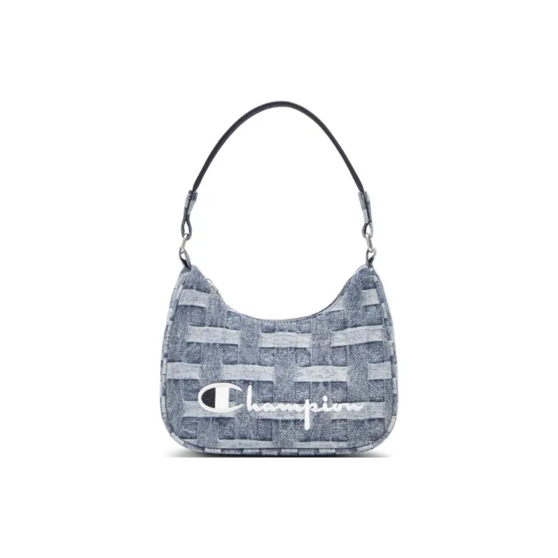 Champion Fabric Handbag Shoulder Bag Small Size Unisex Blue-0