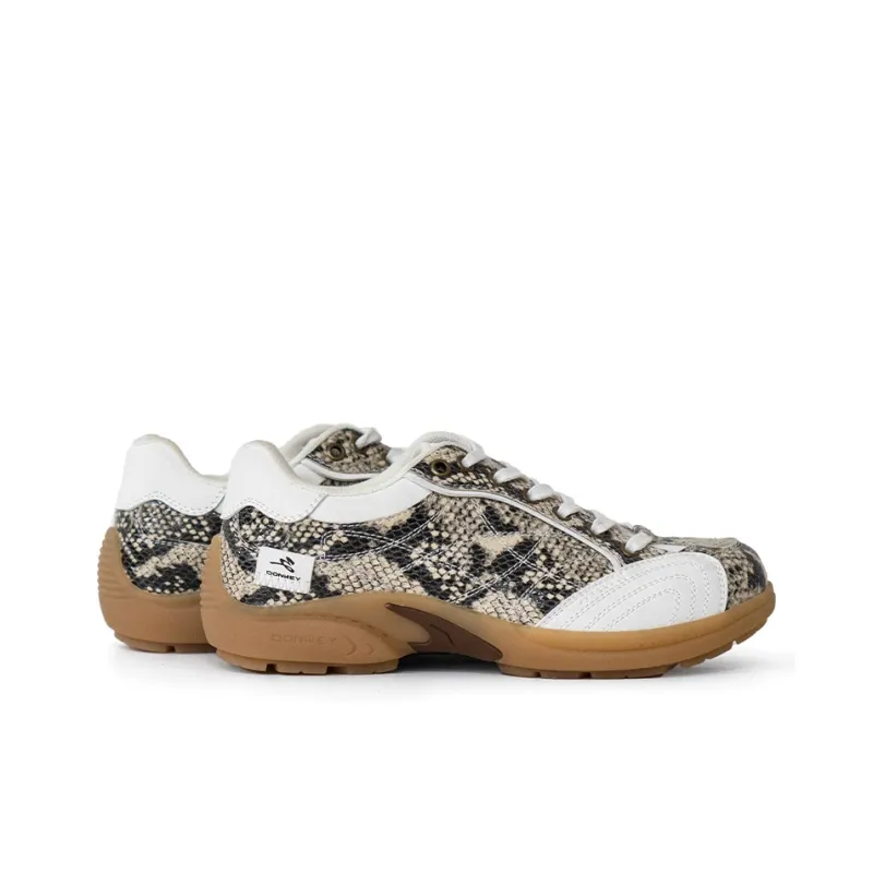 Mule Donkey Low Top Casual Shoes Unisex Snake Skin Print-3