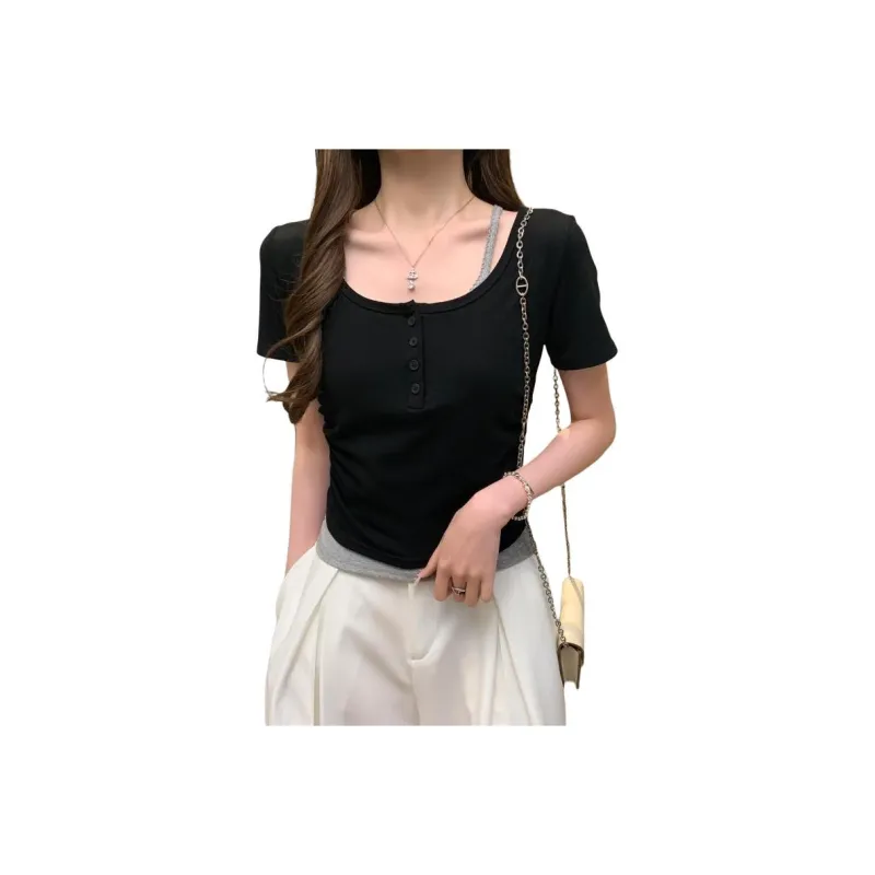 Mu Xiao Xin Regular T Shirt Women's-2