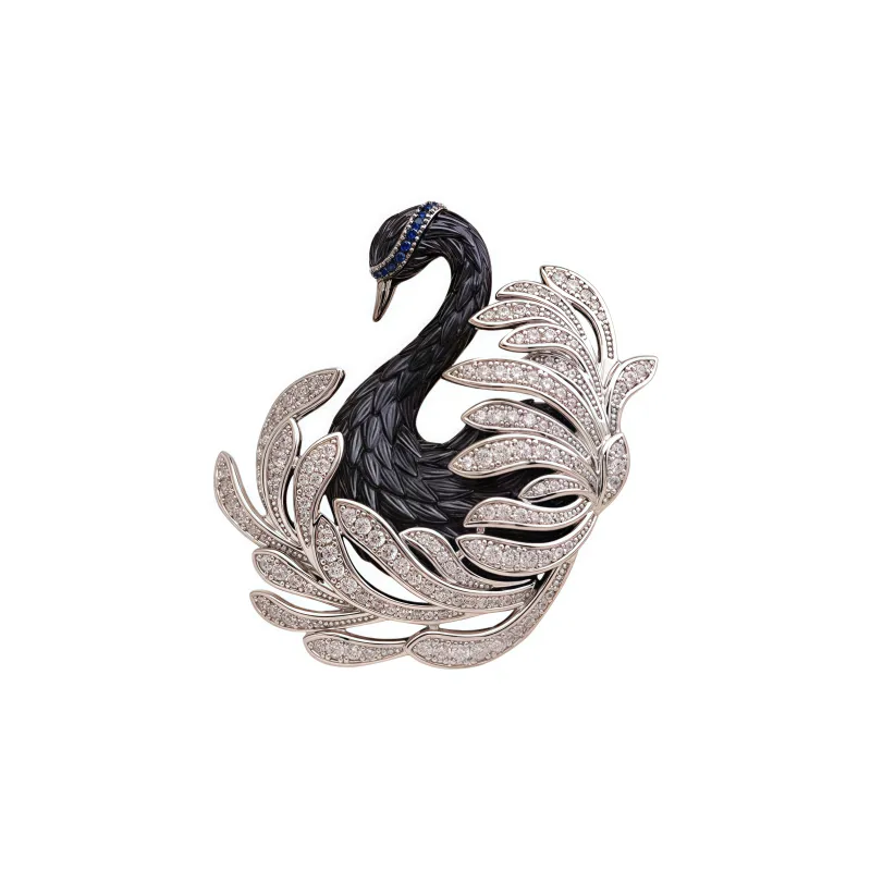 NIGHT RIDER DRIGINAL Gold Plated Copper Brooches Women's-0