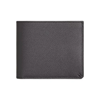 HERMES H Sellier Cow Leather Wallet Unisex Slate