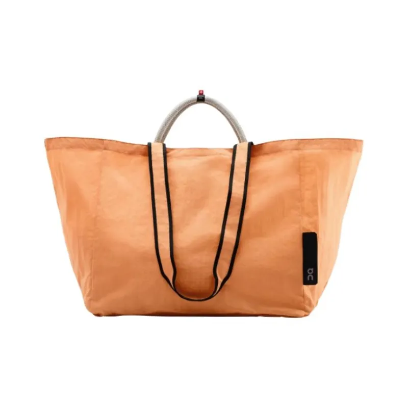 On Water Repellent PU Tote Bag, Shopping Bag, Shoulder Bag, Handbag Unisex Desert Yellow-0