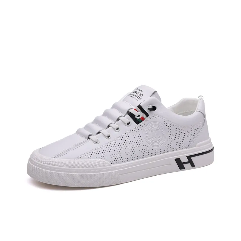 HENIBAOLUO Breathable Low Top Skateboard Shoes Men's-0