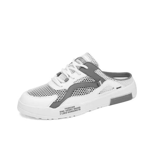 BAKE Rubber Sole Odor Resistant Slip Resistant Closed Toe Slippers Men's
