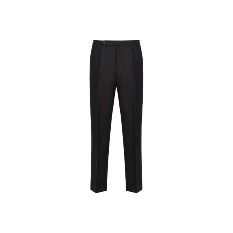 Maison Margiela Herringbone pattern Wool Trousers-0