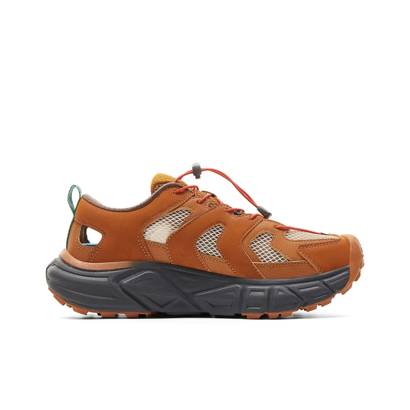 PEAK Cushioning, Slip Resistant, Rebound Low Top Running Sandal Men's Caramel-1