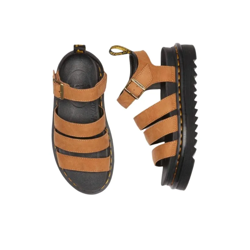 Dr.Martens Blaire One Strap Sandals Women's Brown-5