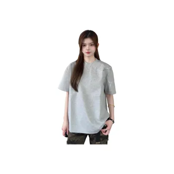 DUATOGE T Shirts Men Gray 