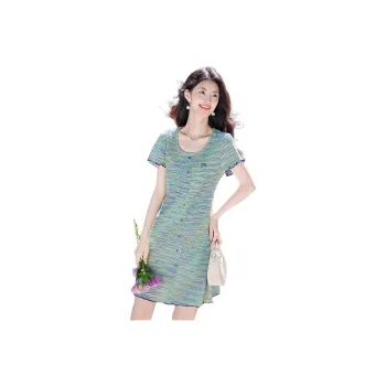 Still Quiet Short Sleeved Dress Women's