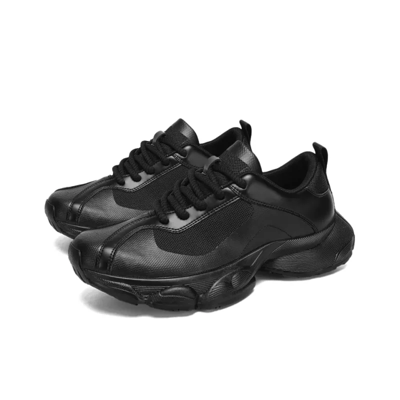 ROBINHOOD Slip Resistant, Abrasion Resistant, Coverage, Support, Cushioning Low Top Chunky Sneakers Men's-3