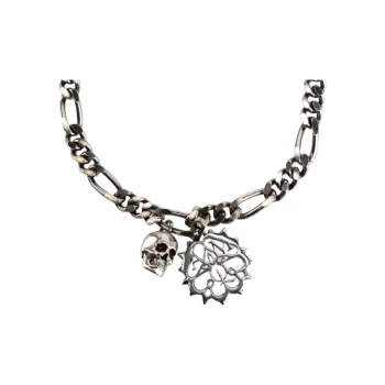 Alexander McQueen Studded Seal And Skull Bracelet