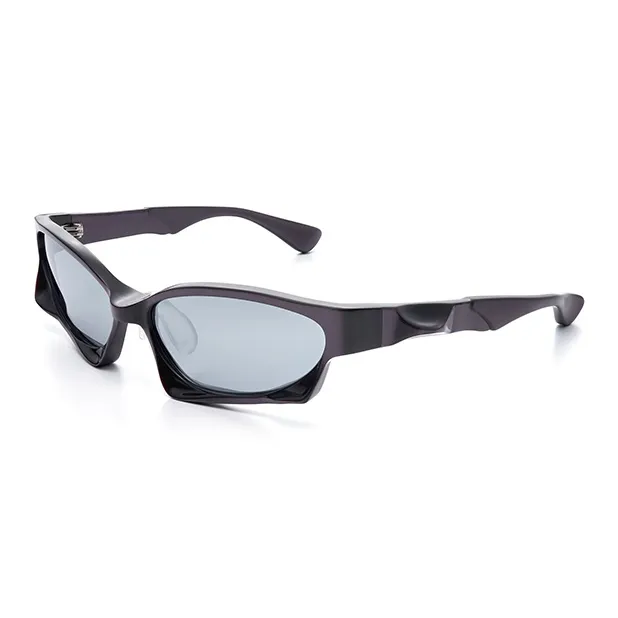 THE OWNER Plate Frame Irregular Shape Sunglasses Unisex-10