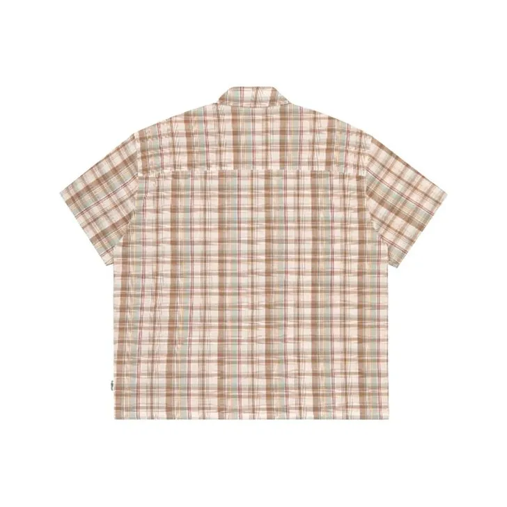 HUINIAN Shirts Women's Green Plaid Shirt-1