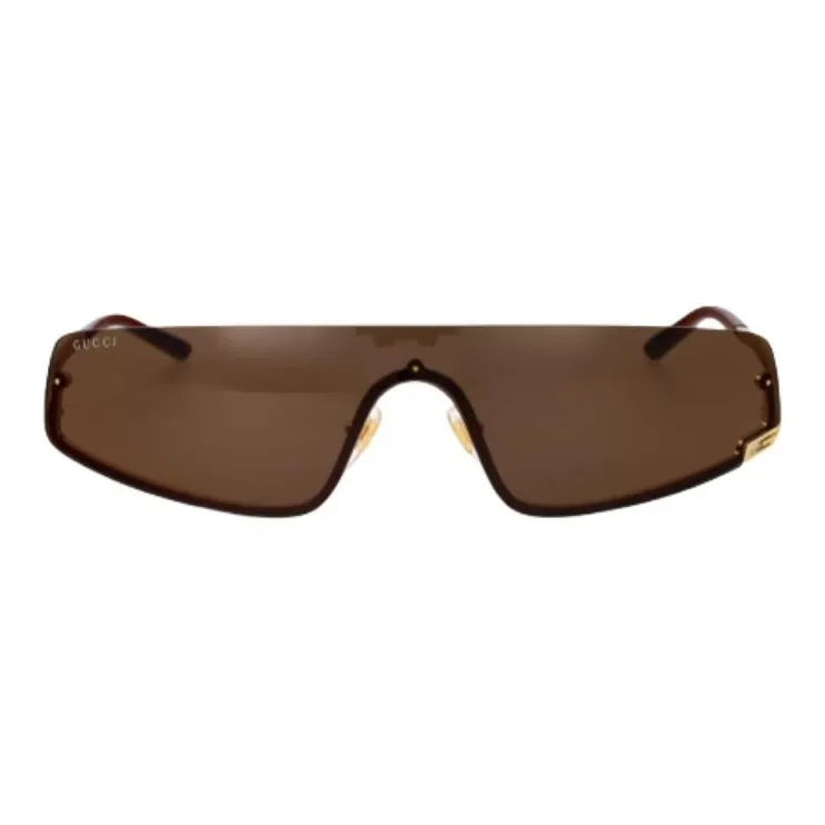 GUCCI Eyewear Mask Shaped Frame Sunglasses-1