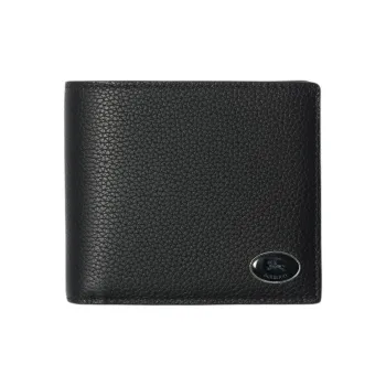 Burberry Calfskin Coin Purse Men's Black