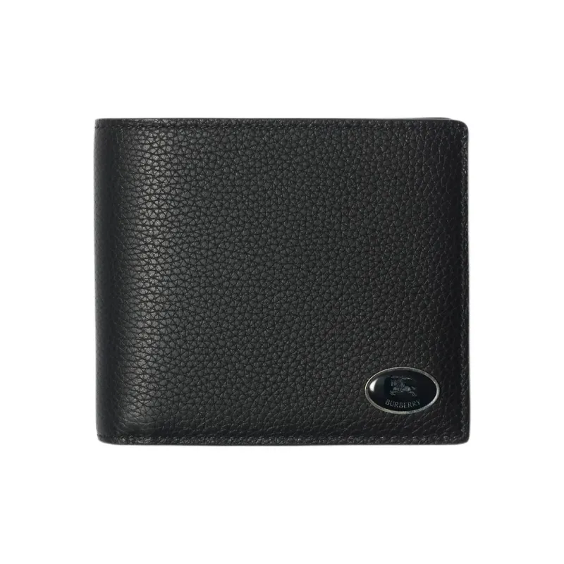 Burberry Calfskin Coin Purse Men's Black-0