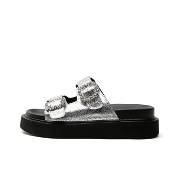 STELLA WEISZ PU Polyurethane Quiet Slip Resistant Slide Slippers Women's