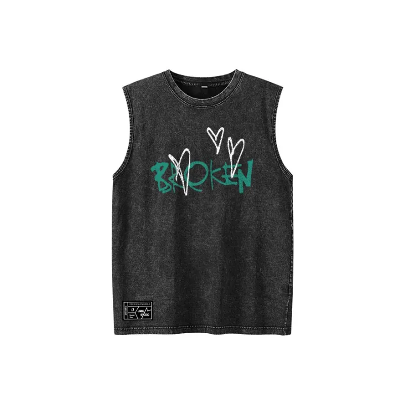 JINBEILE Tank Tops Unisex-0