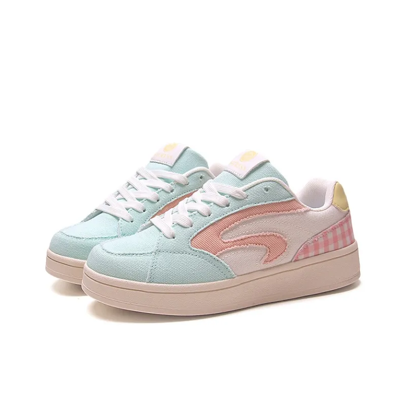 STUR YSN Low Top Skateboard Shoes Women's Moon Pink-2