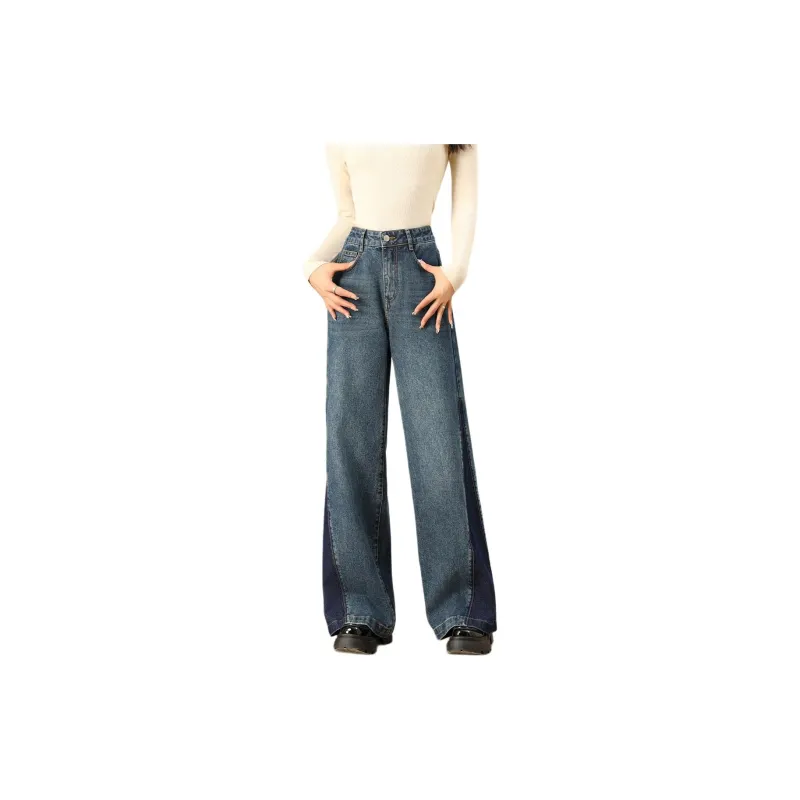 FAWENXIANGZI Jeans Women's Blue-0