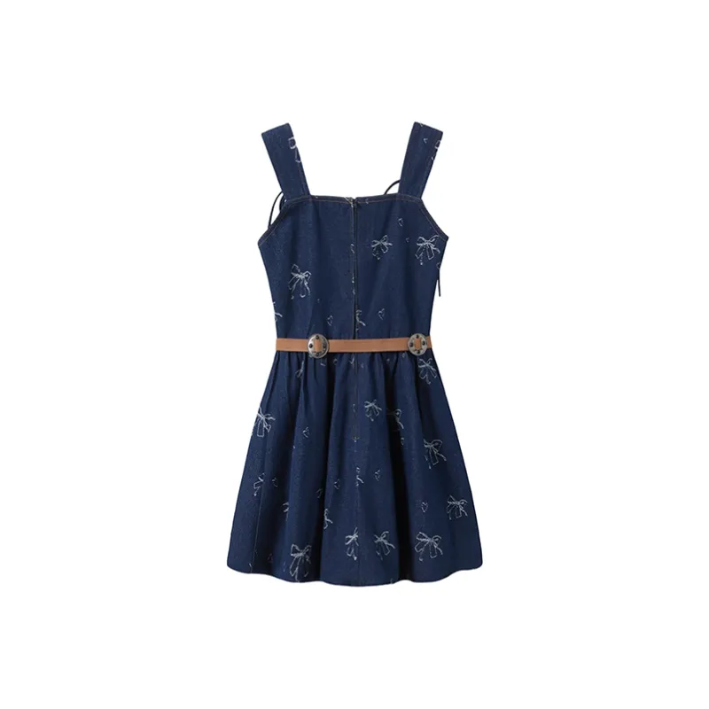 Manekniv Slip Dresses Women's Blue-1
