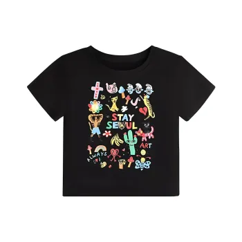 DOKZB T Shirts Women's Black