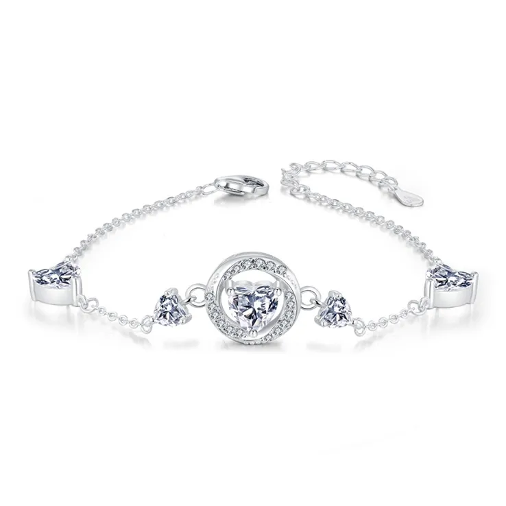 CHINA GOLD S999 Fine Silver Bracelets Women's-1