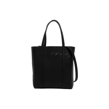Balenciaga Everyday Leather Tote Bag, Shopping Bag, Shoulder Bag, Handbag Extra Mini Women's Black
