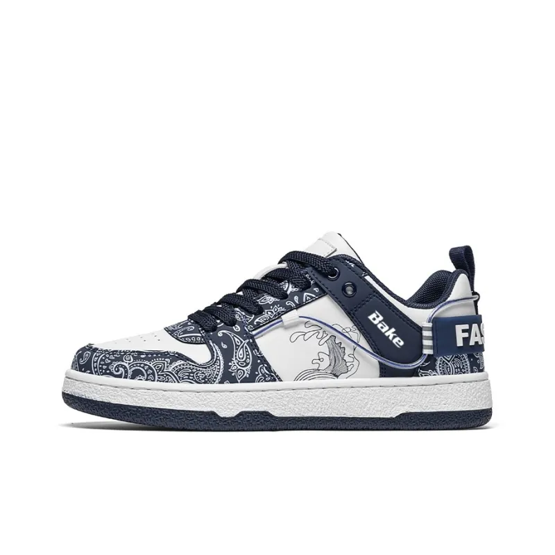 BAKE Height Increasing Slip Resistant Low Top Skateboard Shoes Men's-6
