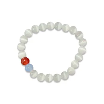 LuluCanaan Glass Cat Eye Bracelets Women's