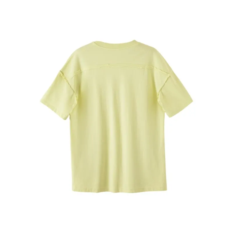 Late White T Shirts Women's Light Fruit Green-1