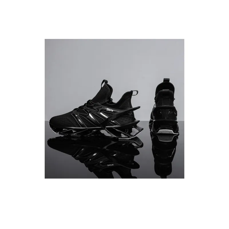 DAFK Anti Slip Wear Resistant Low Top Training Physical Fitness Test Physical Exam Racing Running Shoes Men's-4
