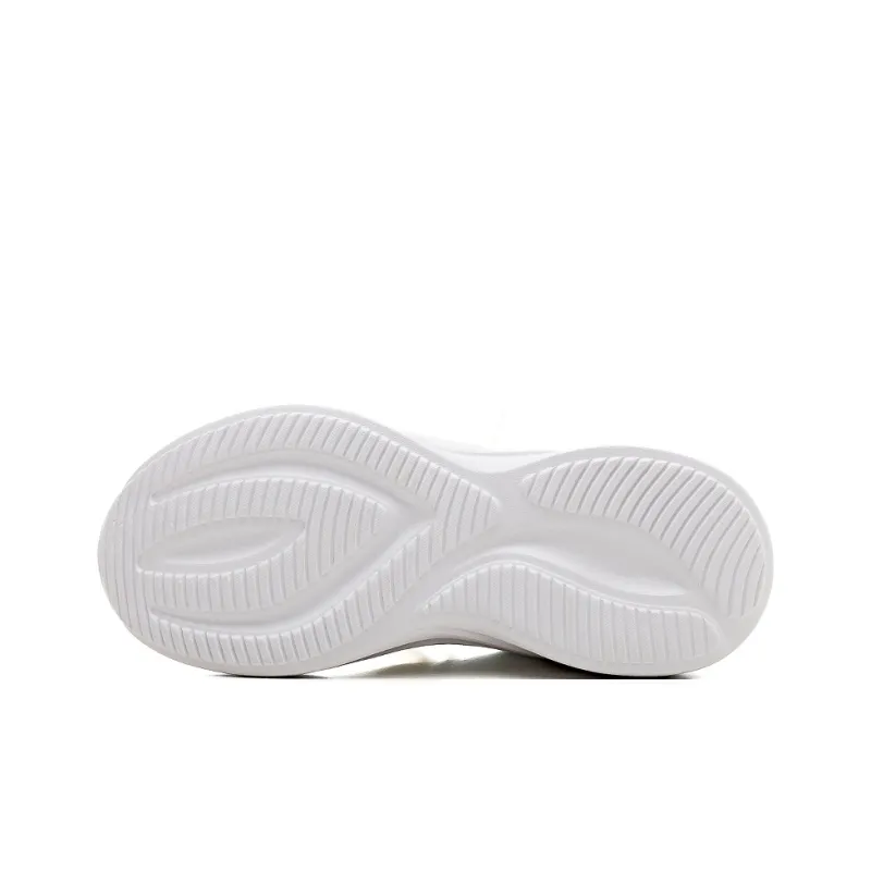 HUANQIU Slip Resistant, Abrasion Resistant, Breathable Low Top Casual Running Shoes Women's White Yellow-4