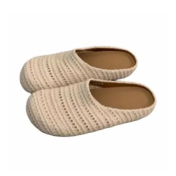 OAOQ Cut Out Closed Toe Slippers Women's