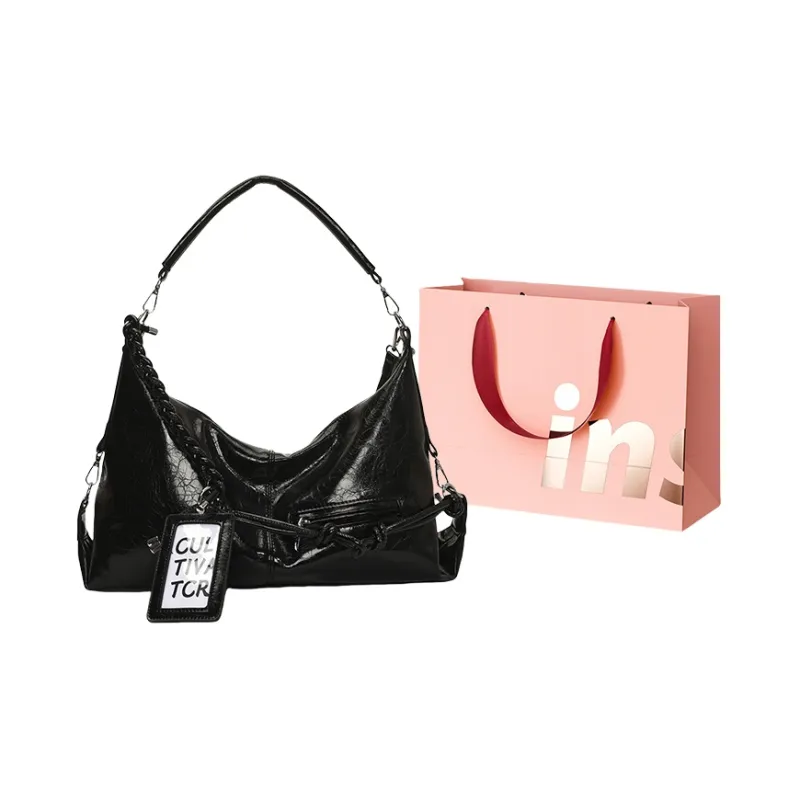 WHEELY BABY+ PU Shoulder Bag, Crossbody Bag Women's Red/Silver Black/White-13