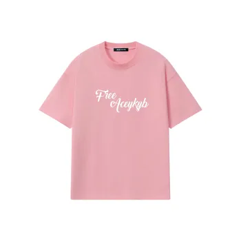 YK&YB T Shirts Unisex Light Pink