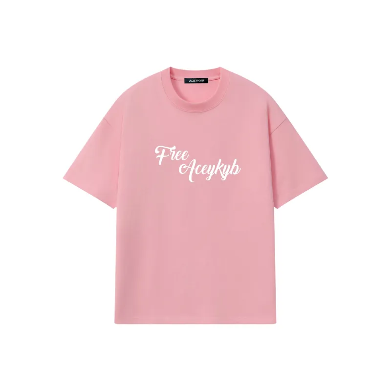 YK&YB T Shirts Unisex Light Pink-0
