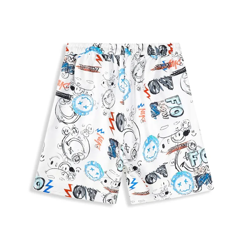 VXOXV Casual Shorts Unisex White-1