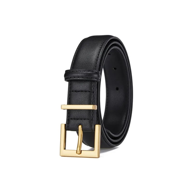GUSKI Split Cow Leather Cow Split Leather Belts Men's Width 2.8cm-3