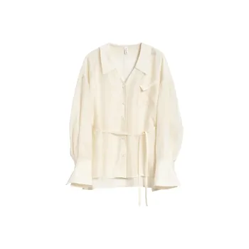 Mambe Shirts Women's Cream Beige