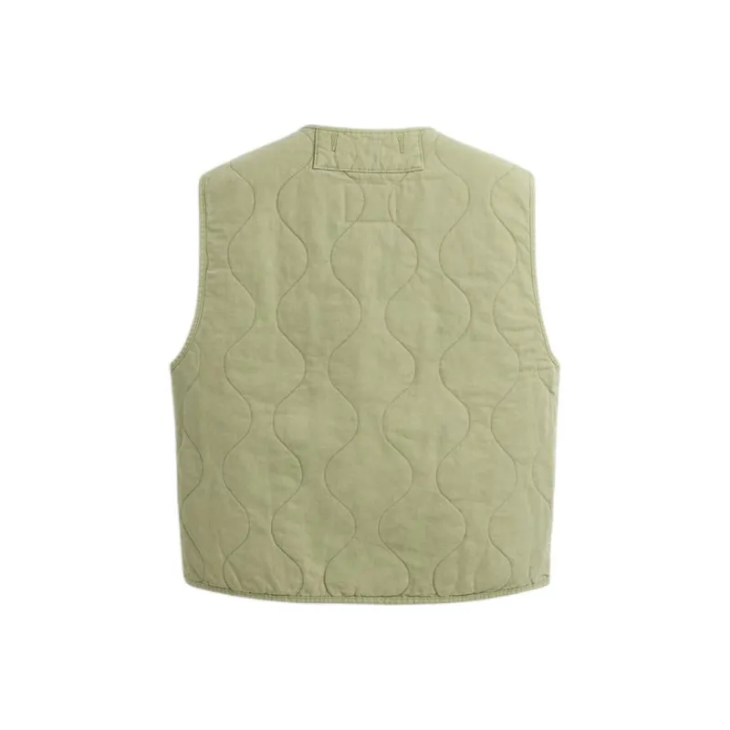 ZARA Tank Tops Men Green-1
