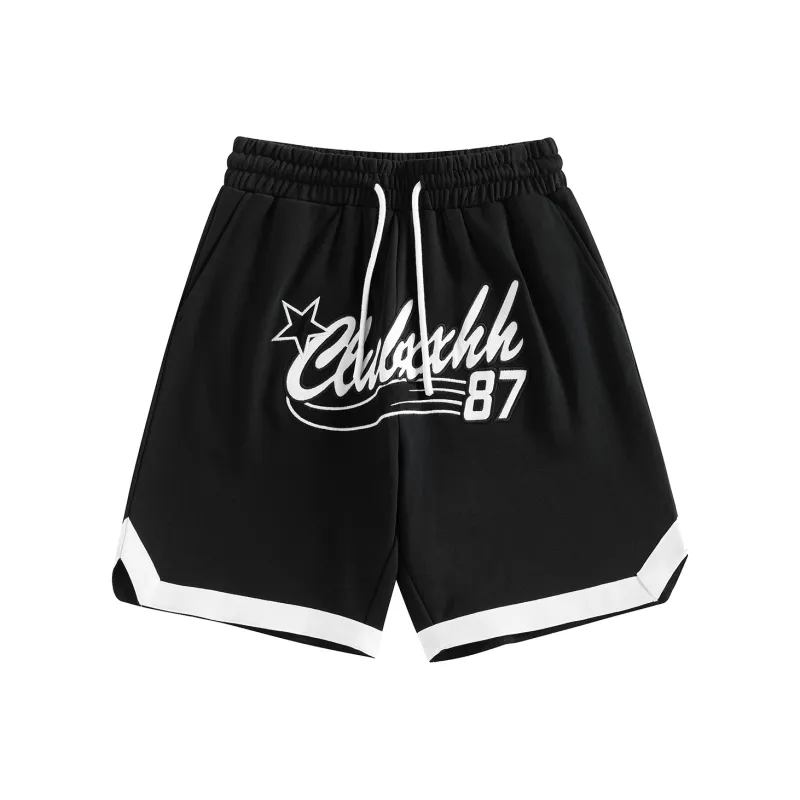 Clubxxhh Casual Shorts Unisex Black-0