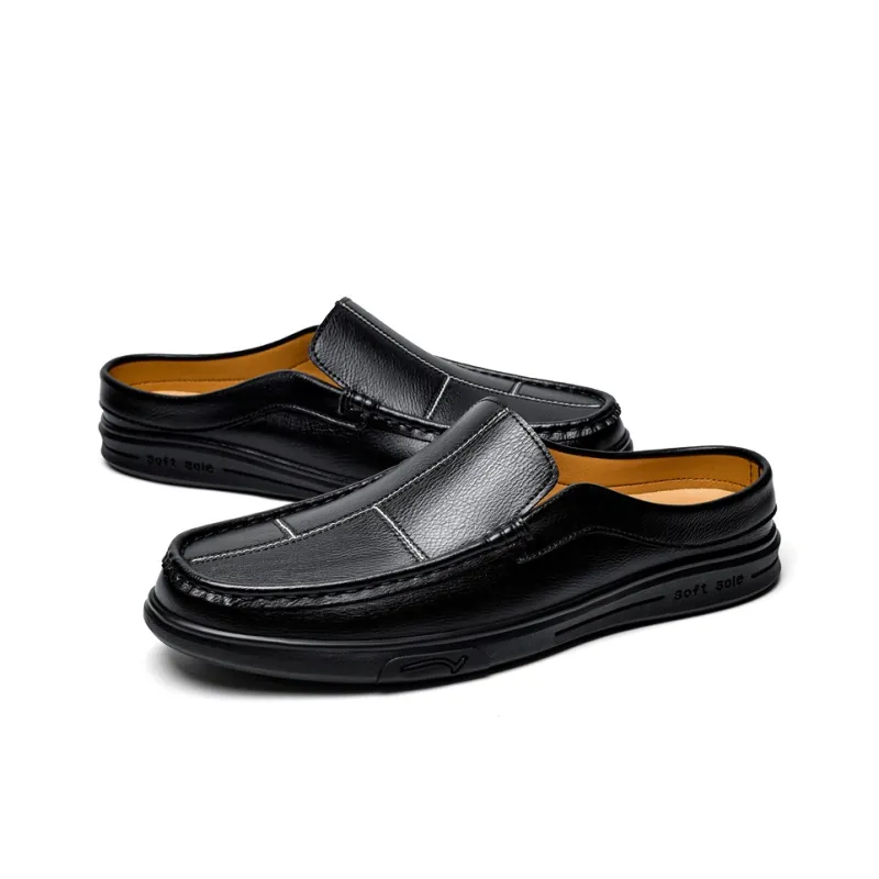 Abango Rubber Sole Slip Resistant Closed Toe Slippers Men's-4