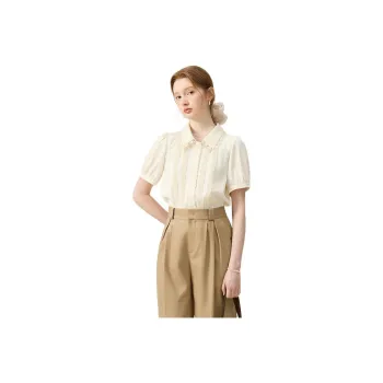 FANSILANEN Shirts Women's Cream Apricot
